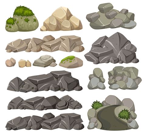 rock vector|rock image clip art.